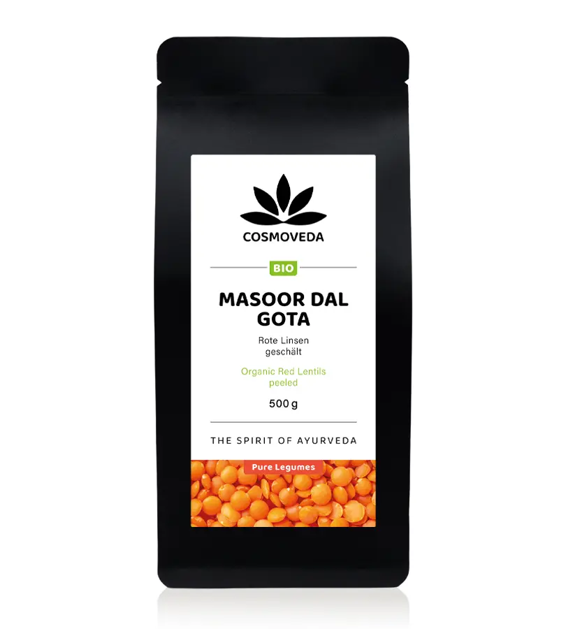 BIO Masoor Dal Gota - geschälte Rote Linsen