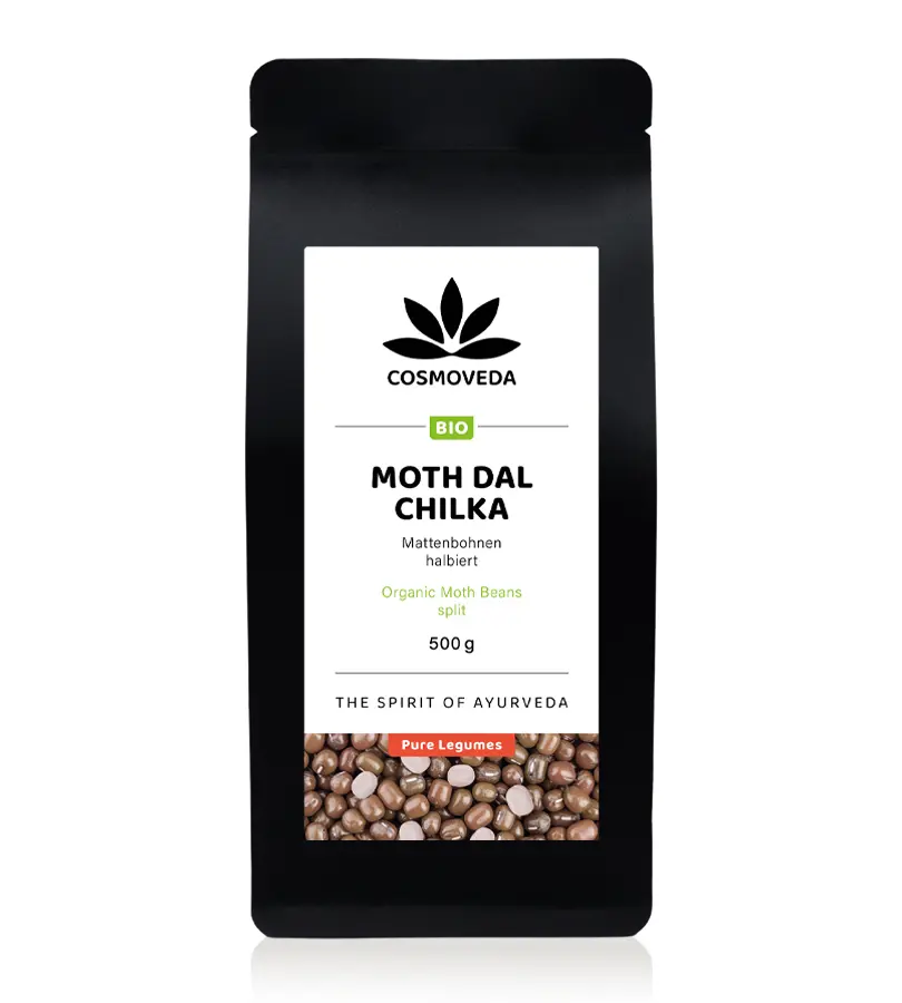 BIO Moth Dal Chilka - halbierte Mattenbohnen