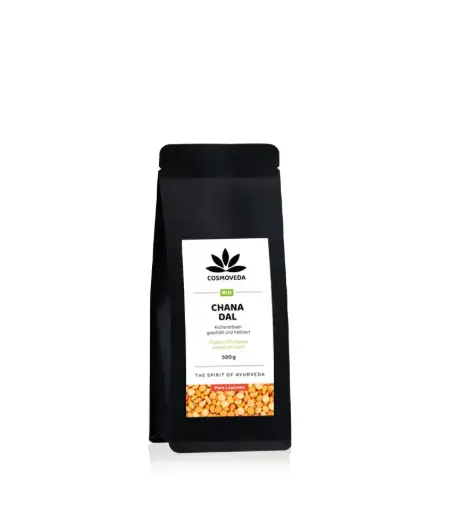BIO Channa Dal - halbierte Kichererbsen