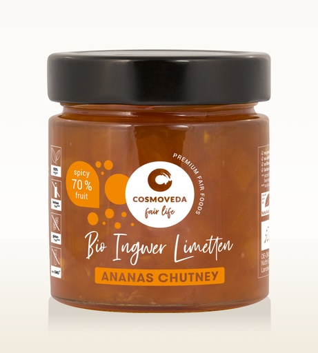 [124933-DE] BIO Ingwer Limetten Ananas Chutney