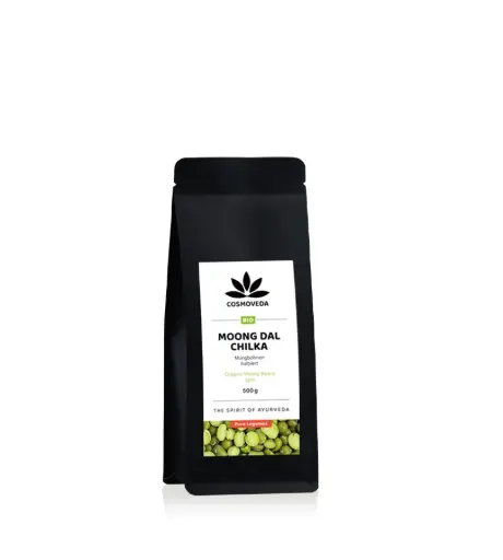 BIO Moong Dal Chilka - halbierte Mungbohnen